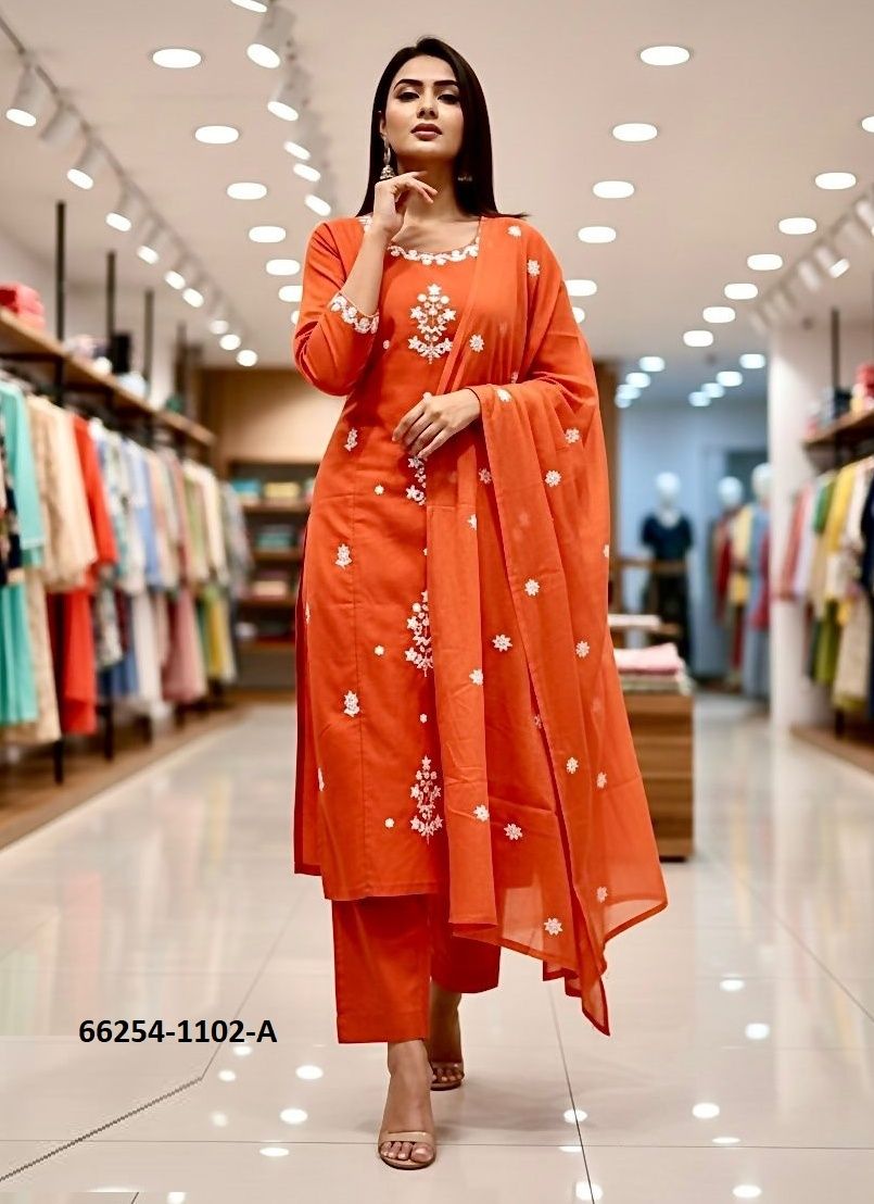 SERIES 1102 - Catalog # 66254 (Set of 2 Readymade Salwar Suits) SERIES 1102 - Catalog # 66254 (Set of 2 Readymade Salwar Suits)