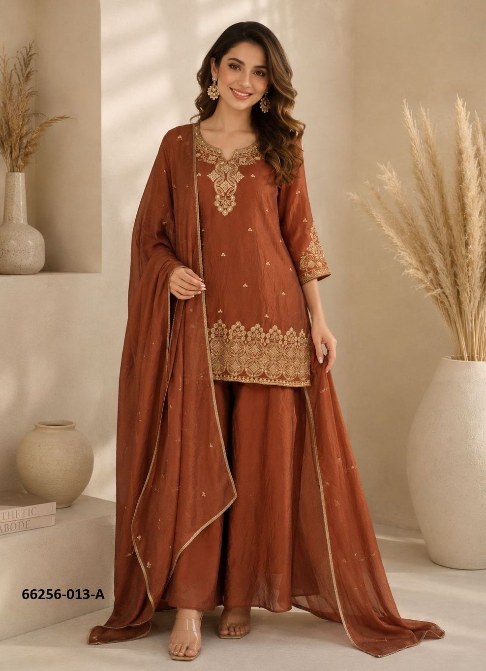 SERIES 13 - Catalog # 66256 (Set of 2 Readymade Salwar Suits) SERIES 13 - Catalog # 66256 (Set of 2 Readymade Salwar Suits)