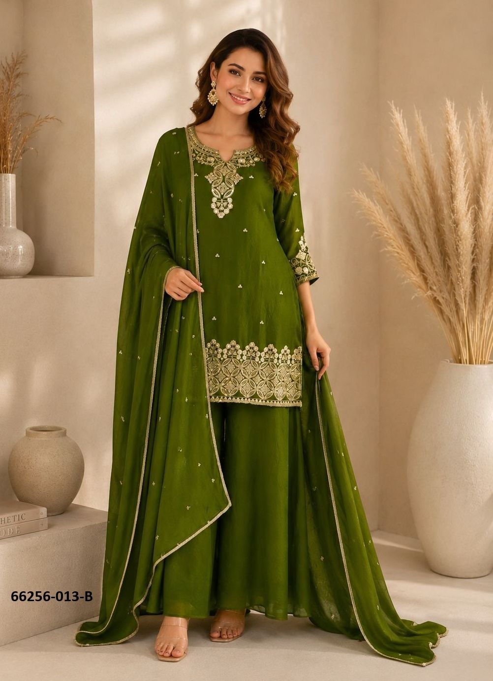 SERIES 13 - Catalog # 66256 (Set of 2 Readymade Salwar Suits) SERIES 13 - Catalog # 66256 (Set of 2 Readymade Salwar Suits)