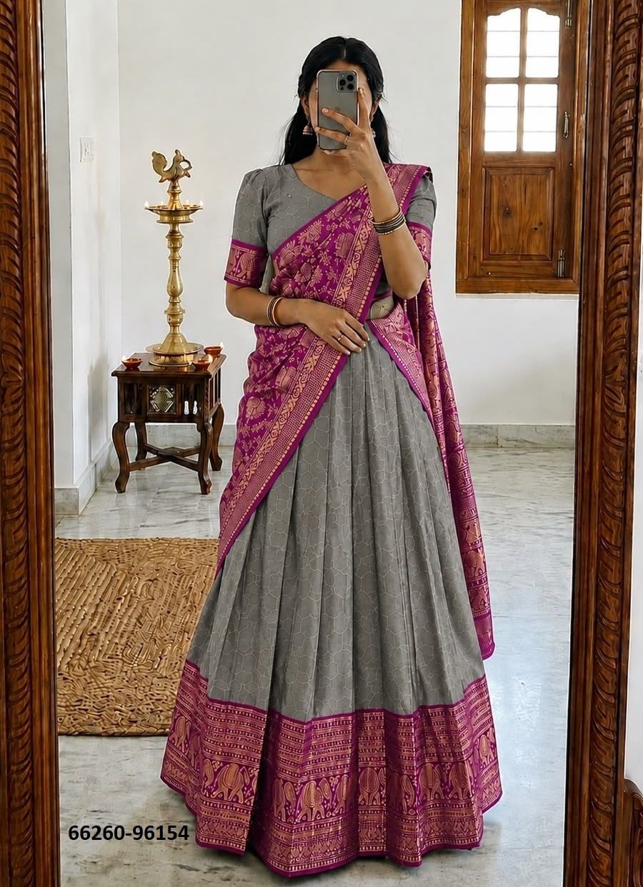 URVASHI - Catalog # 66260 (Set of 6 Readymade Lehengas)