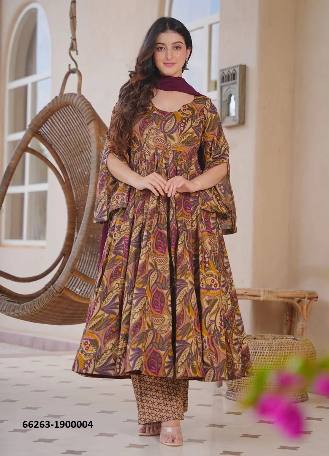 DEVI 19 - Catalog # 66263 (Set of 7 Readymade Salwar Suits)