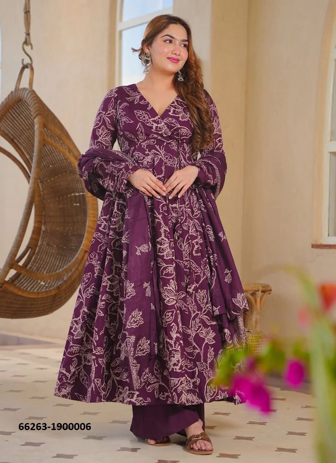 DEVI 19 - Catalog # 66263 (Set of 7 Readymade Salwar Suits)