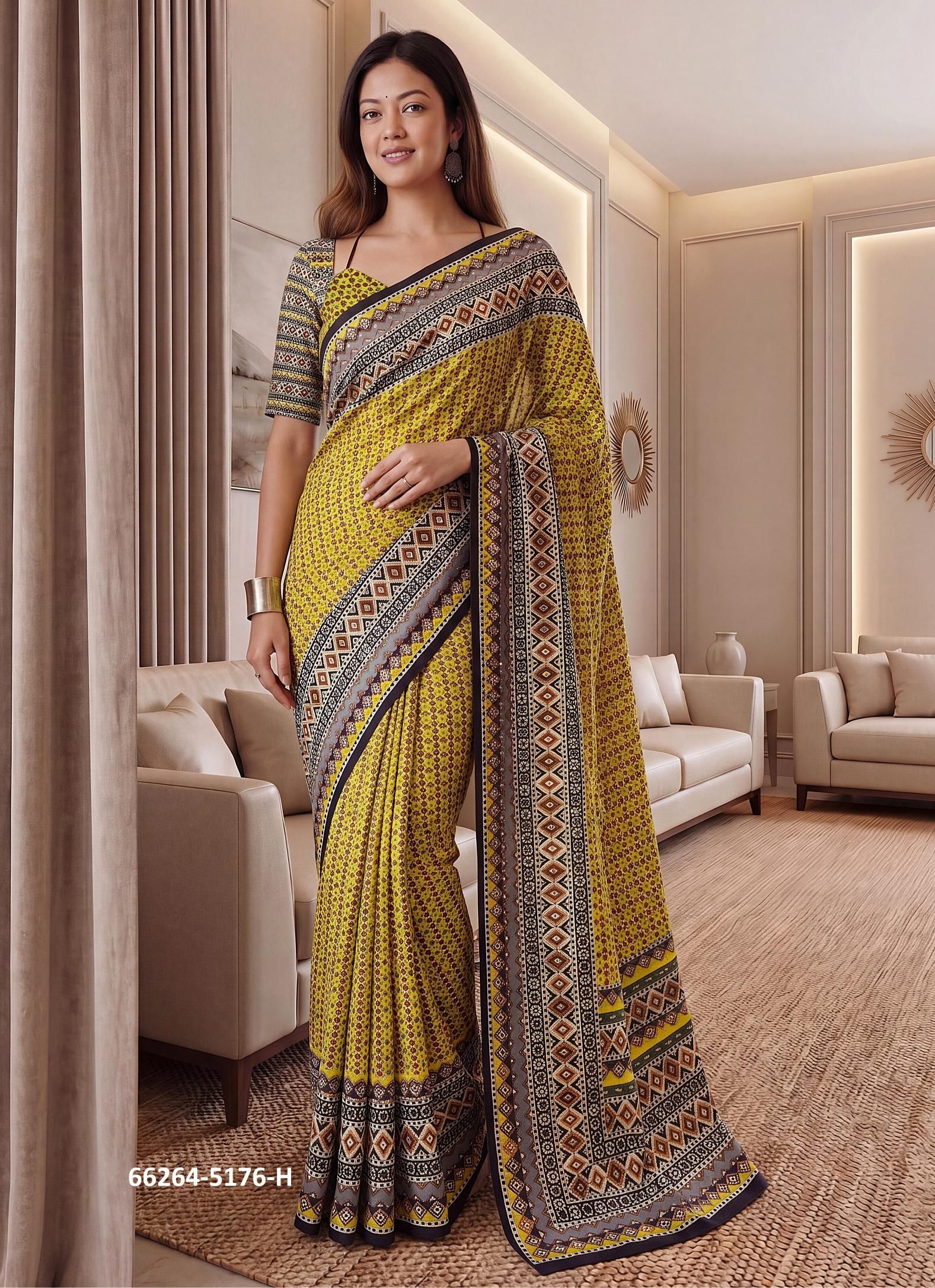 SERIES 5176 - Catalog # 66264 (Set of 8 Sarees)