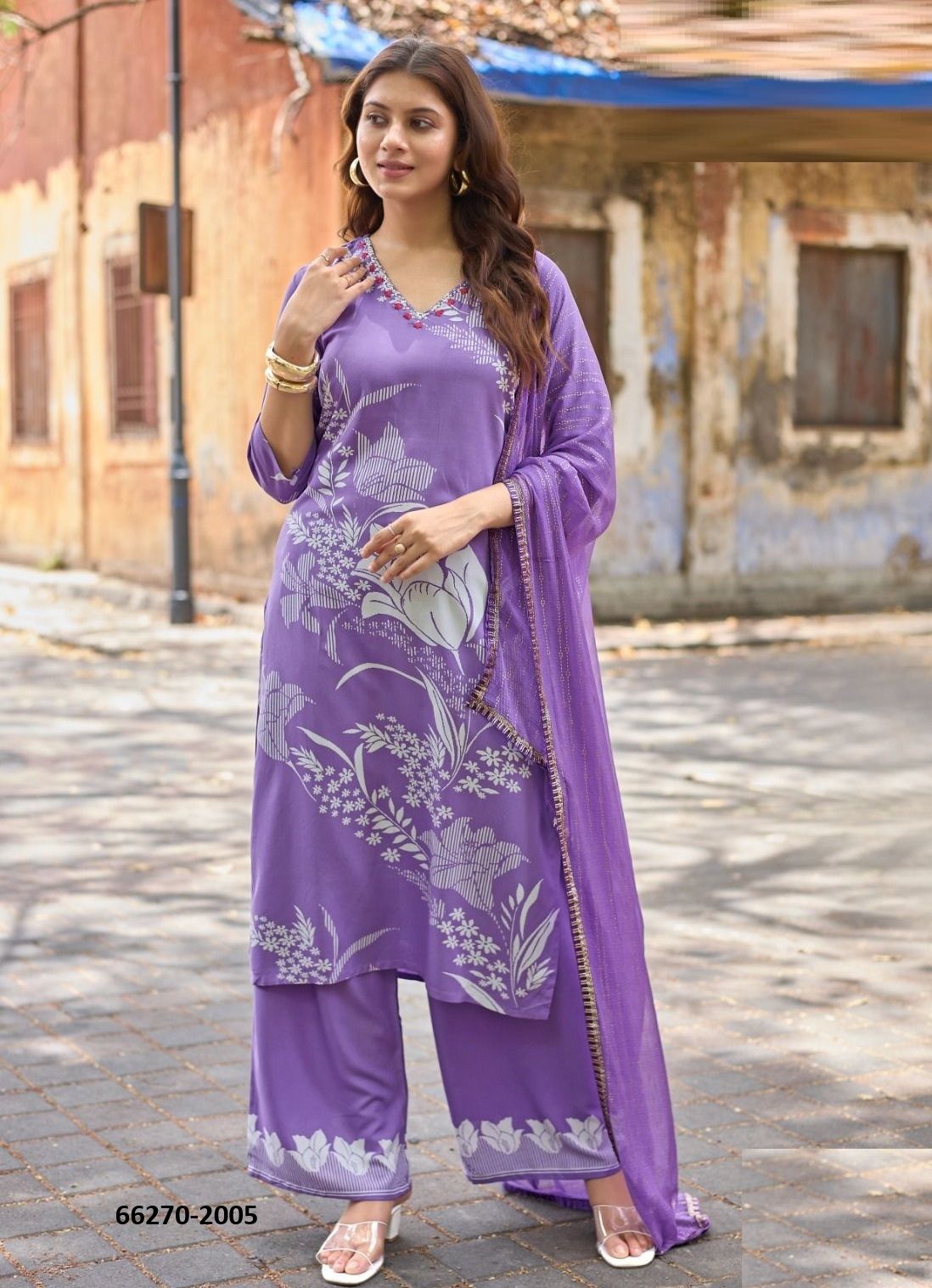 NATASHA - Catalog # 66270 (Set of 6 Readymade Salwar Suits)