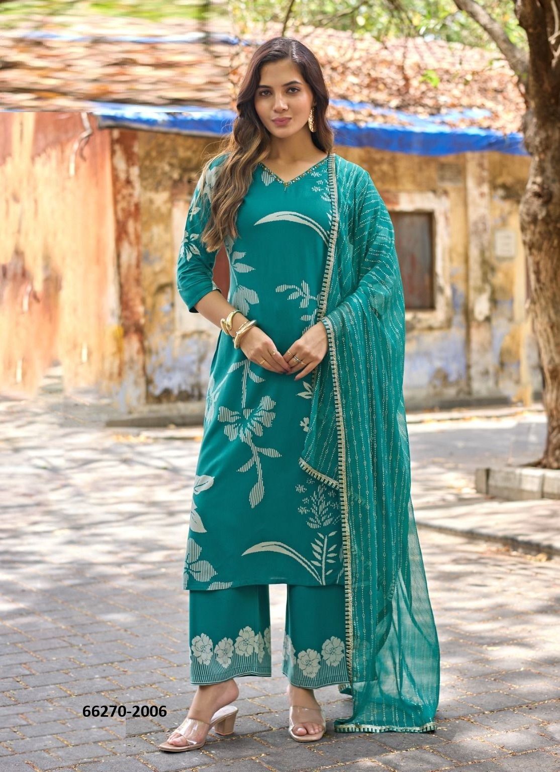NATASHA - Catalog # 66270 (Set of 6 Readymade Salwar Suits)