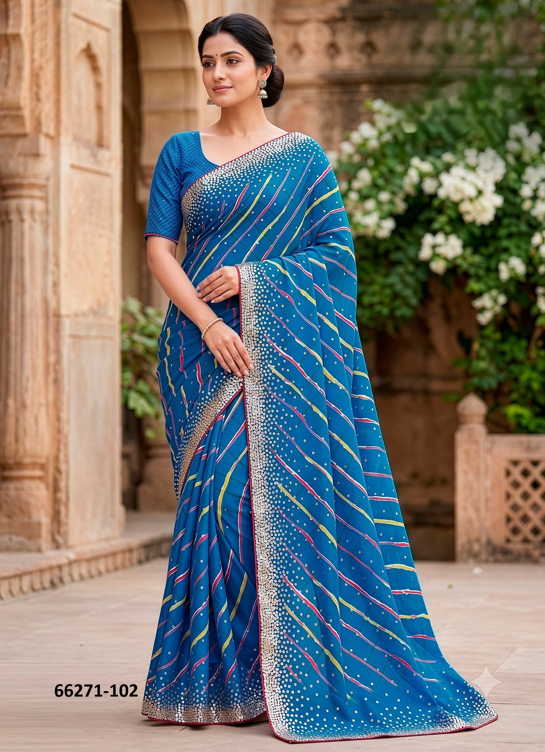 VEDA 1 - Catalog # 66271 (Set of 6 Sarees)
