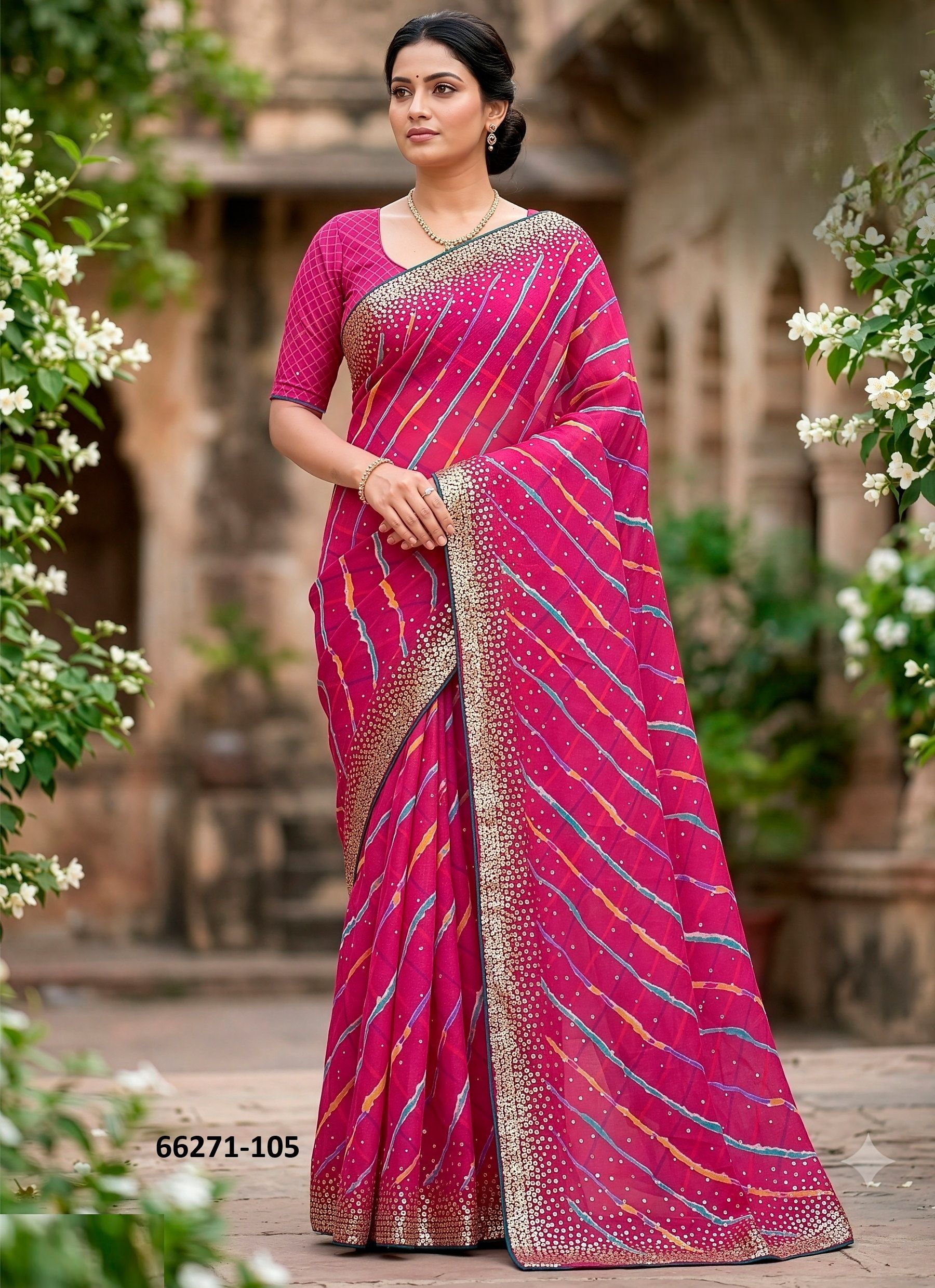 VEDA 1 - Catalog # 66271 (Set of 6 Sarees)