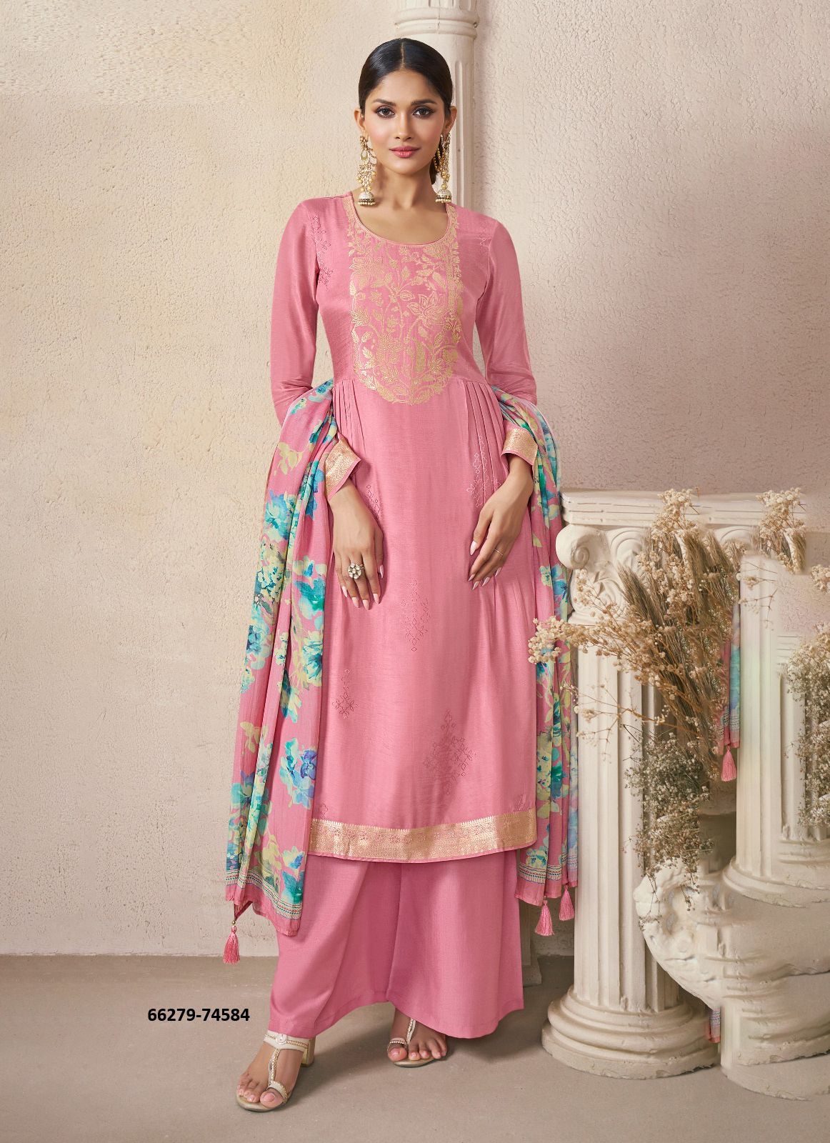NAVYA 2 - Catalog # 66279 (Set of 4 Readymade Salwar Suits)