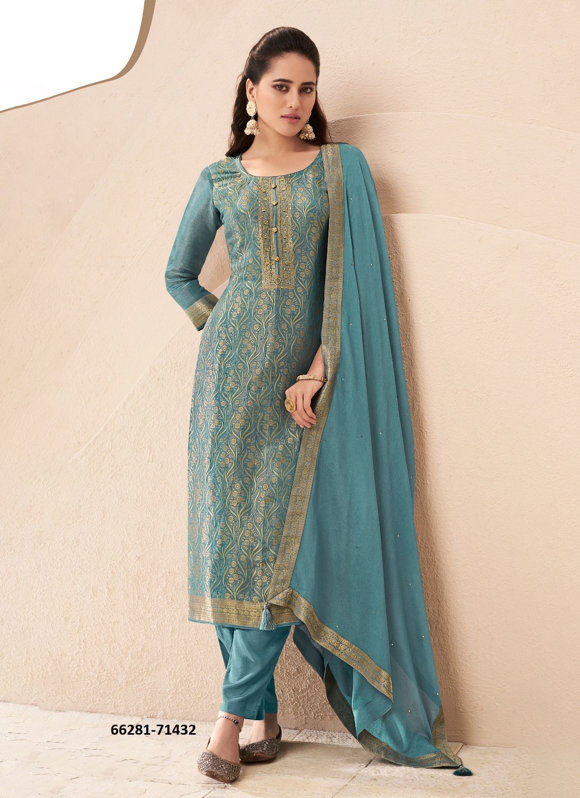 STAR - Catalog # 66281 (Set of 4 Readymade Salwar Suits)
