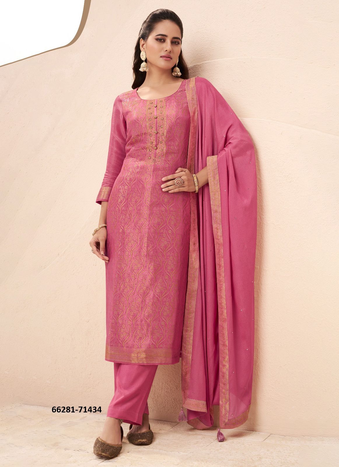 STAR - Catalog # 66281 (Set of 4 Readymade Salwar Suits)