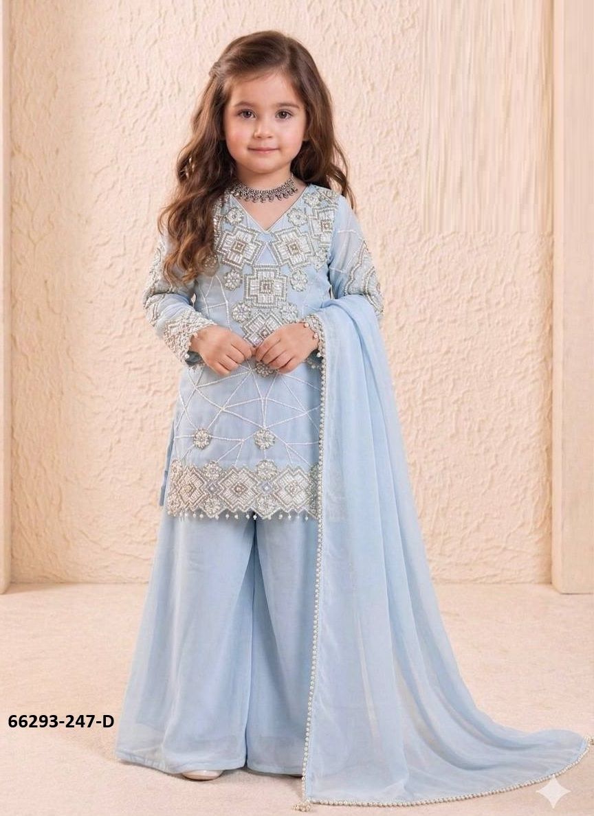 KIDS SERIES 247 - Catalog # 66293 (Set of 4 Readymade Salwar Suits)