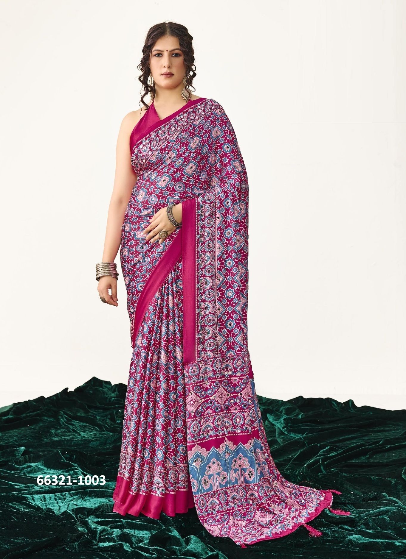 MEHRIYA 2 - Catalog # 66321 (Set of 6 Sarees) MEHRIYA 2 - Catalog # 66321 (Set of 6 Sarees)