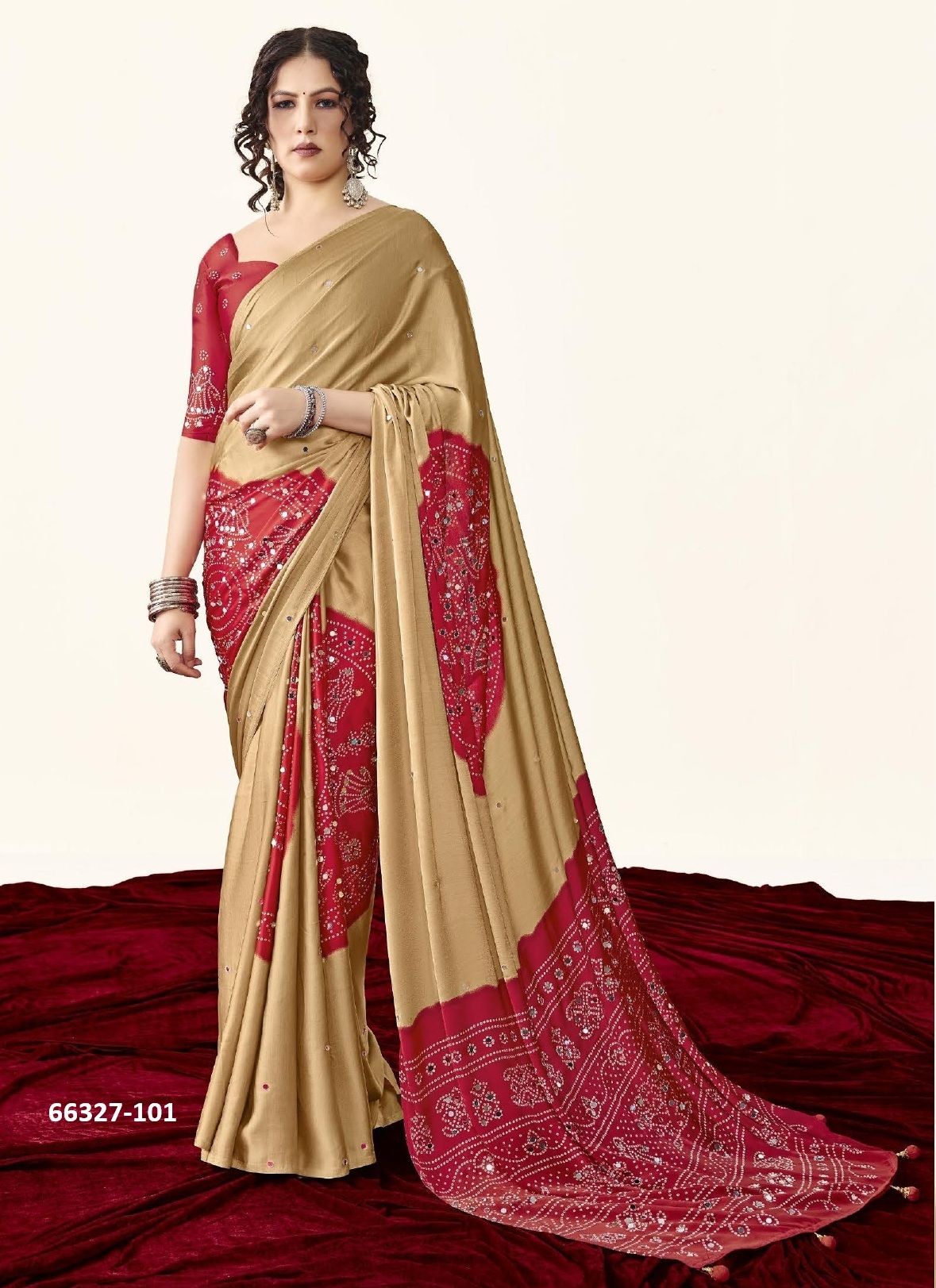MEHRIYA 1 - Catalog # 66327 (Set of 6 Sarees) MEHRIYA 1 - Catalog # 66327 (Set of 6 Sarees)