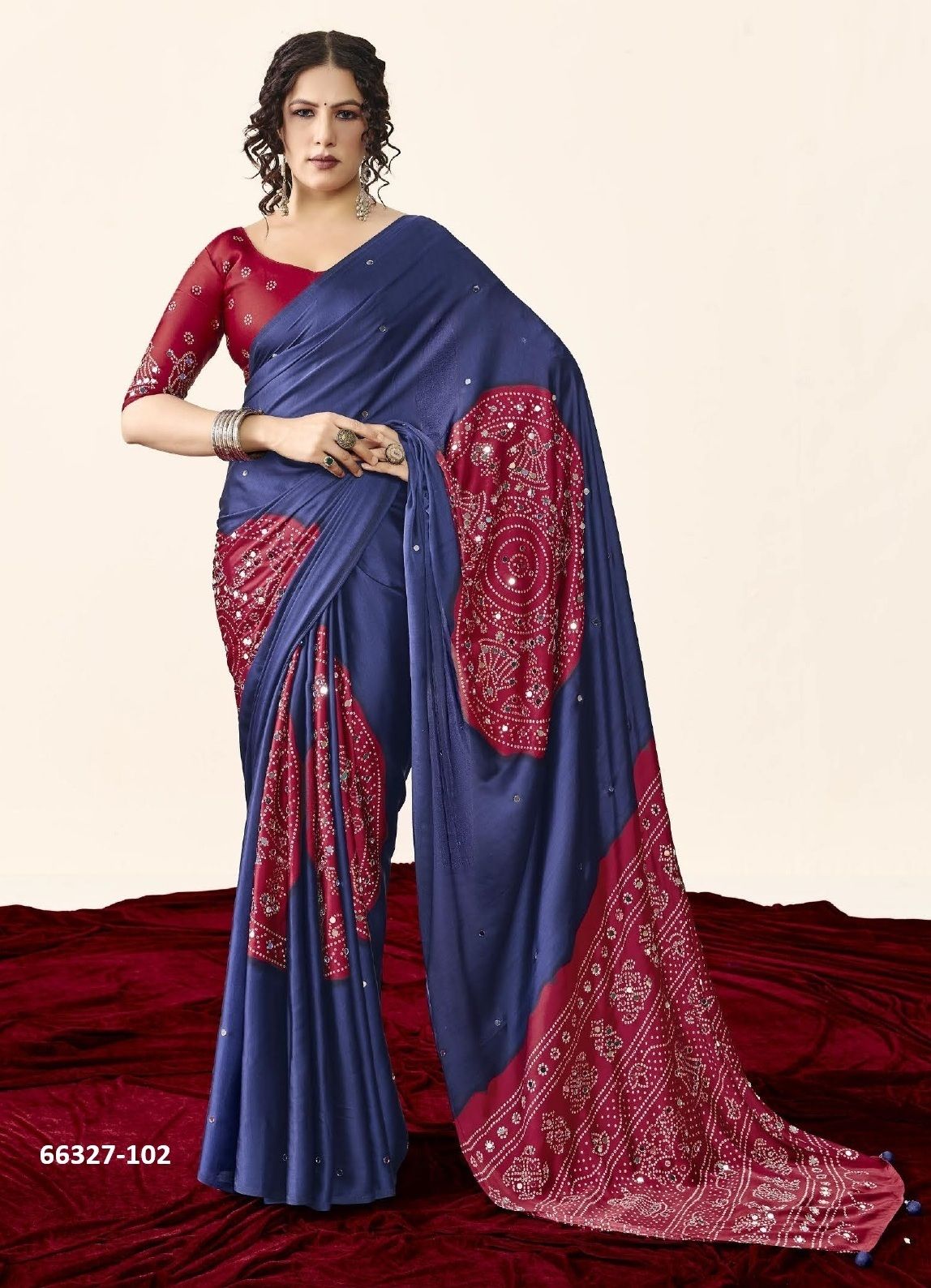 MEHRIYA 1 - Catalog # 66327 (Set of 6 Sarees) MEHRIYA 1 - Catalog # 66327 (Set of 6 Sarees)
