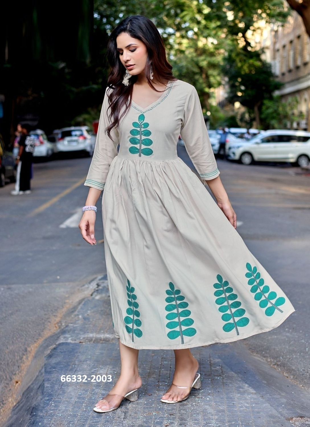YAMINI - Catalog # 66332 (Set of 6 Readymade Women's Kurtis / Tops)