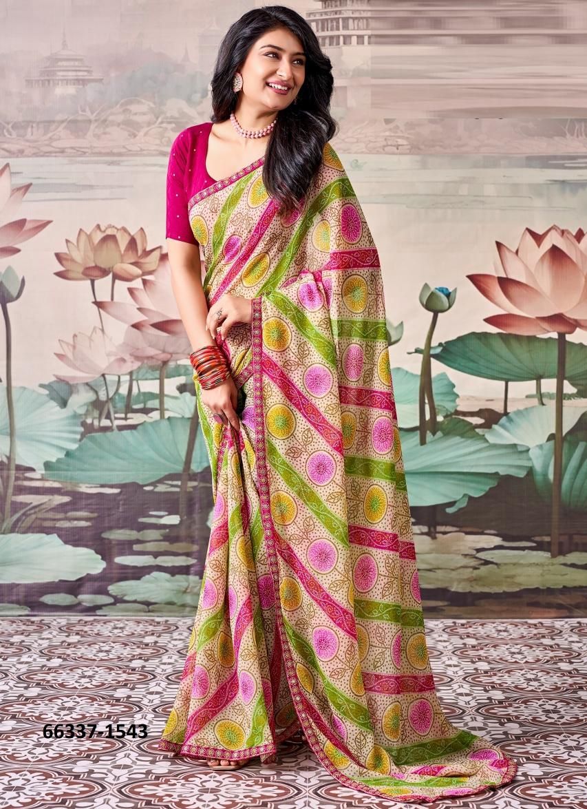 RAJMAHAL - Catalog # 66337 (Set of 20 Sarees)