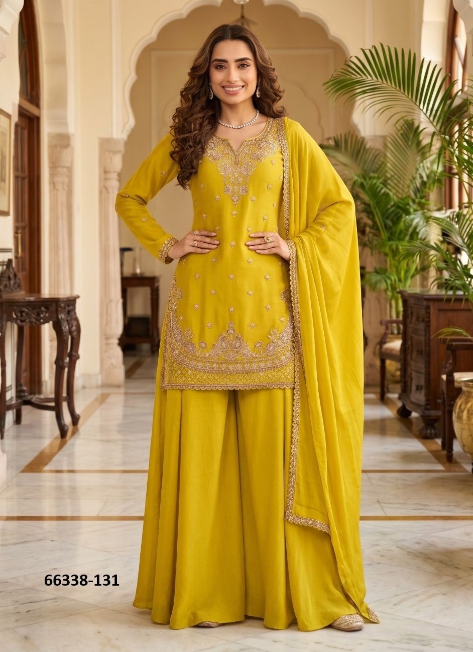 ROOHAA 21 - Catalog # 66338 (Set of 2 Readymade Salwar Suits)