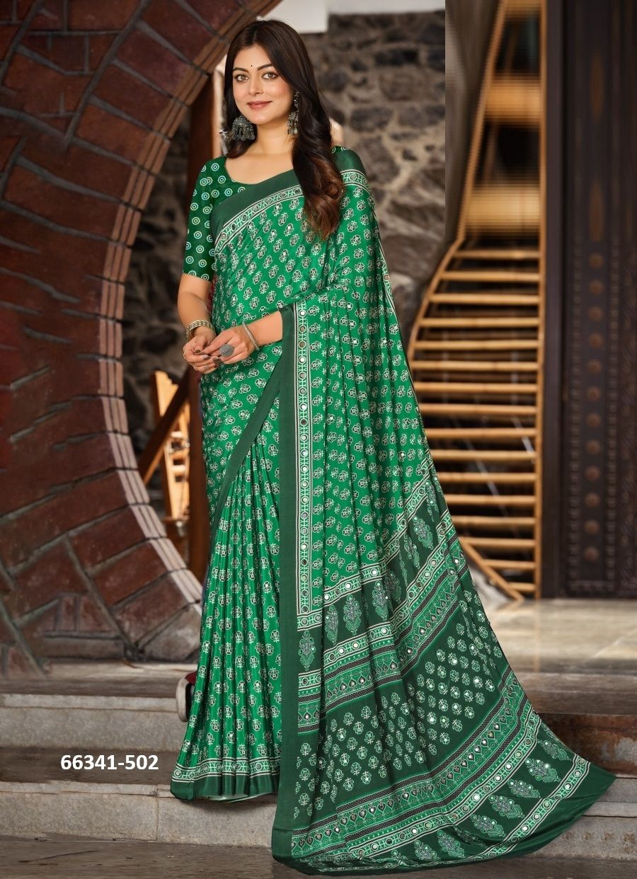 AMBIKA 5 - Catalog # 66341 (Set of 8 Sarees)