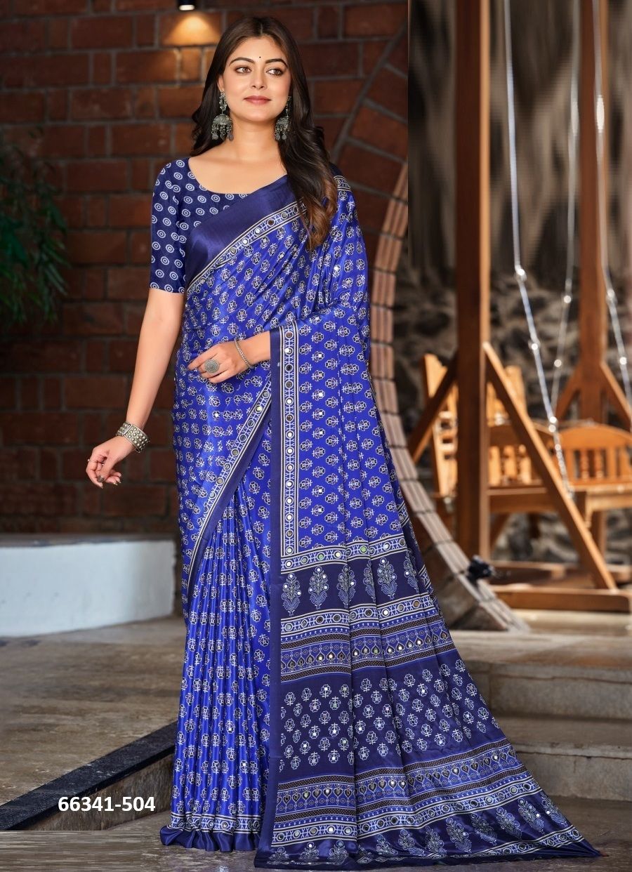 AMBIKA 5 - Catalog # 66341 (Set of 8 Sarees)