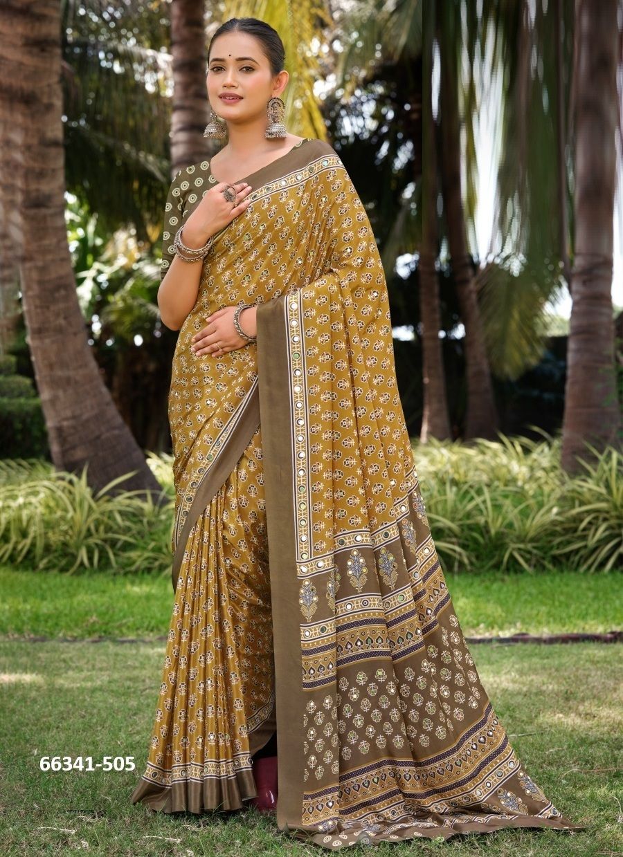 AMBIKA 5 - Catalog # 66341 (Set of 8 Sarees)