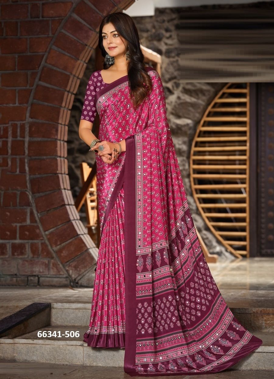 AMBIKA 5 - Catalog # 66341 (Set of 8 Sarees)