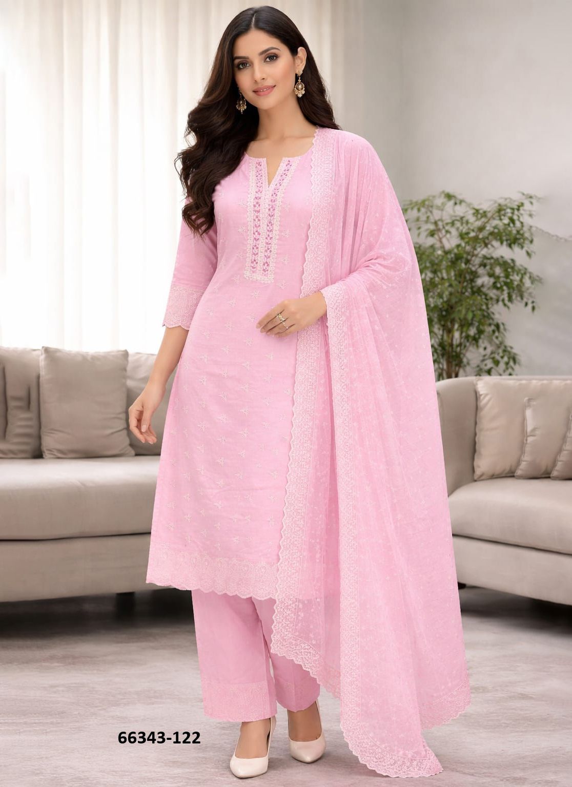 KAMYA - Catalog # 66343 (Set of 3 SIZE-SETS [Readymade Salwar Suits])