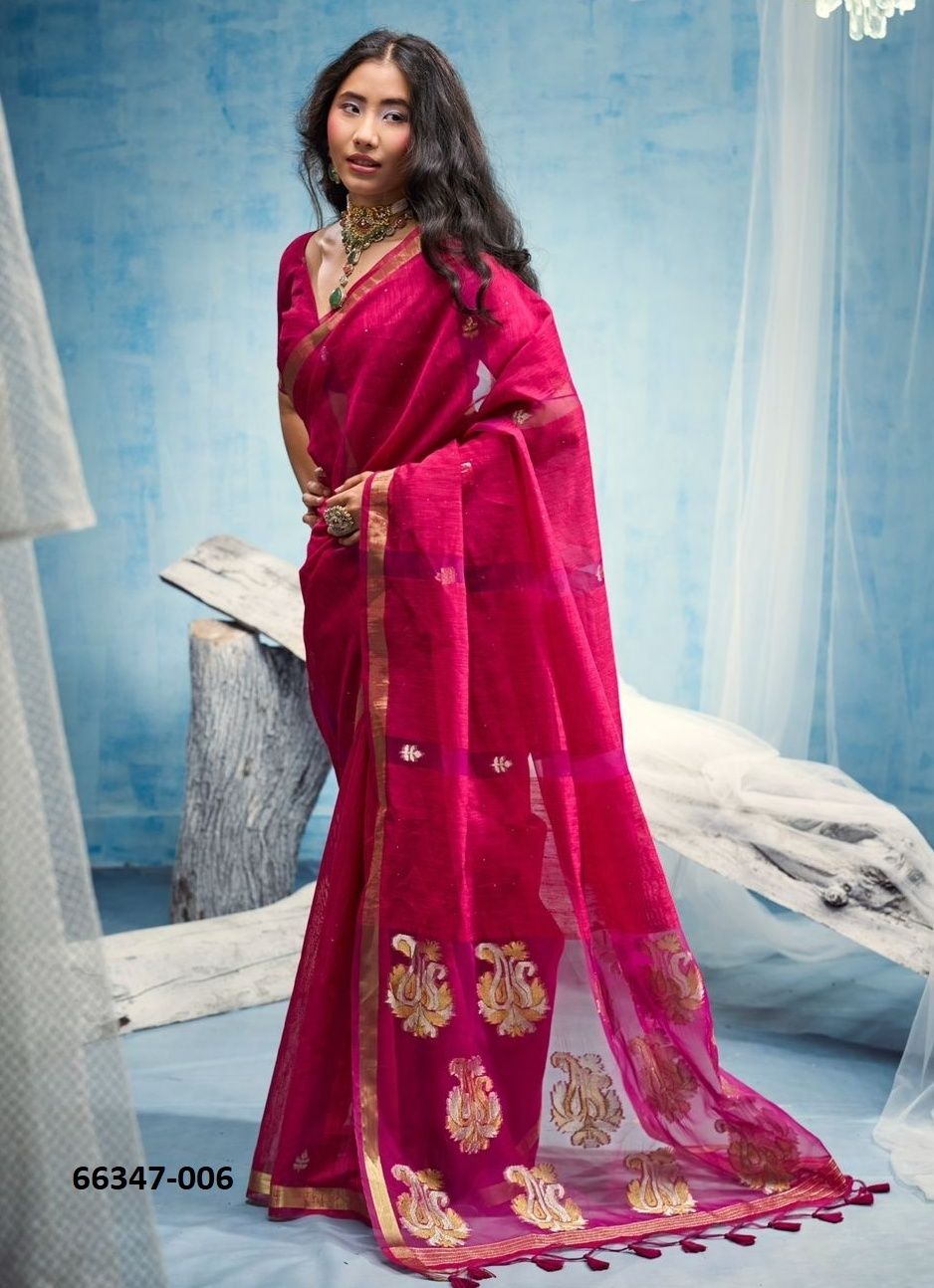 SEERAT - Catalog # 66347 (Set of 6 Sarees)