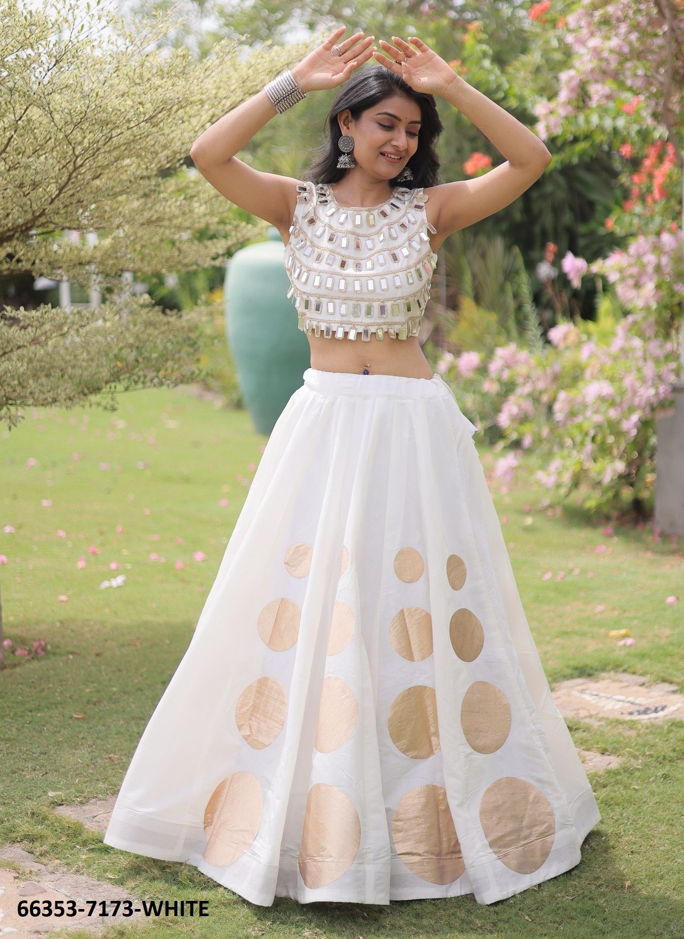 SERIES 7173 - Catalog # 66353 (Set of 6 Readymade Lehengas)