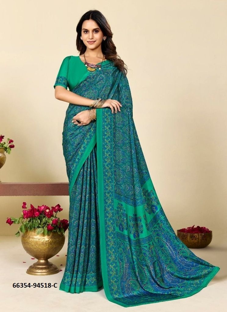 HERITAGE SILK 7 - Catalog # 66354 (Set of 6 Sarees) HERITAGE SILK 7 - Catalog # 66354 (Set of 6 Sarees)