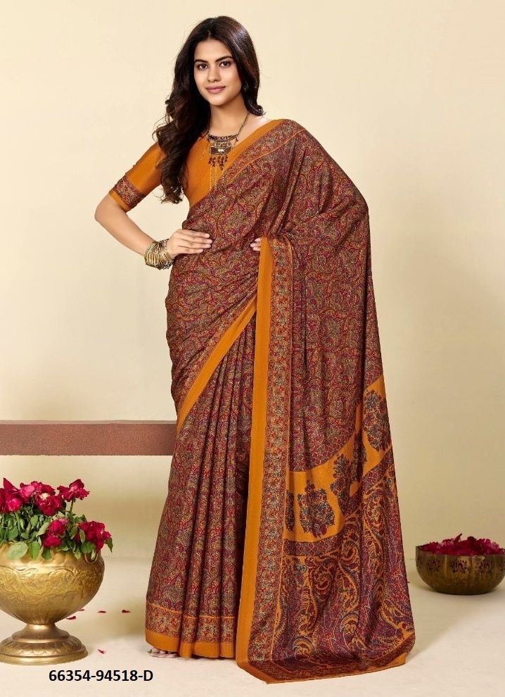 HERITAGE SILK 7 - Catalog # 66354 (Set of 6 Sarees) HERITAGE SILK 7 - Catalog # 66354 (Set of 6 Sarees)