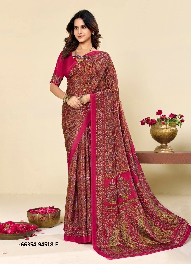 HERITAGE SILK 7 - Catalog # 66354 (Set of 6 Sarees) HERITAGE SILK 7 - Catalog # 66354 (Set of 6 Sarees)