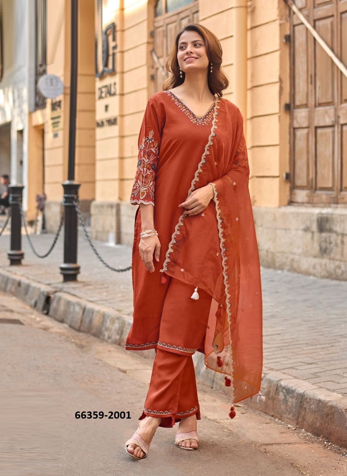 RANG MAHAL - Catalog # 66359 (Set of 6 Readymade Salwar Suits) RANG MAHAL - Catalog # 66359 (Set of 6 Readymade Salwar Suits)