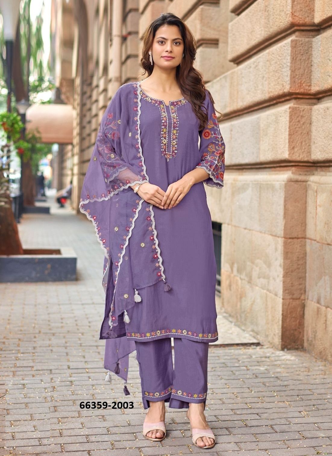 RANG MAHAL - Catalog # 66359 (Set of 6 Readymade Salwar Suits) RANG MAHAL - Catalog # 66359 (Set of 6 Readymade Salwar Suits)
