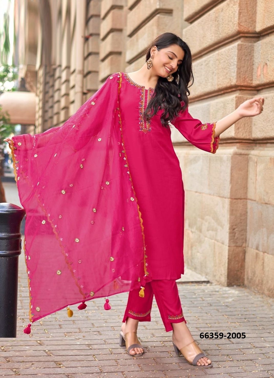 RANG MAHAL - Catalog # 66359 (Set of 6 Readymade Salwar Suits) RANG MAHAL - Catalog # 66359 (Set of 6 Readymade Salwar Suits)