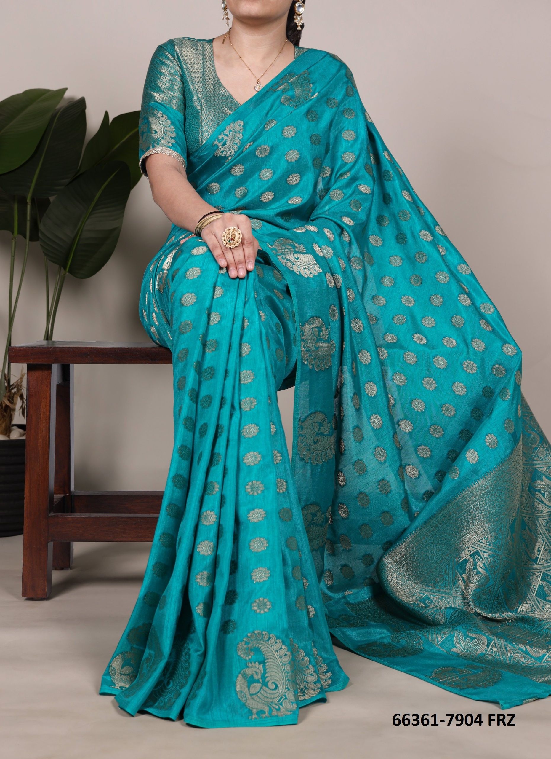 SARASWATI 7904 - Catalog # 66361 (Set of 4 Sarees) SARASWATI 7904 - Catalog # 66361 (Set of 4 Sarees)