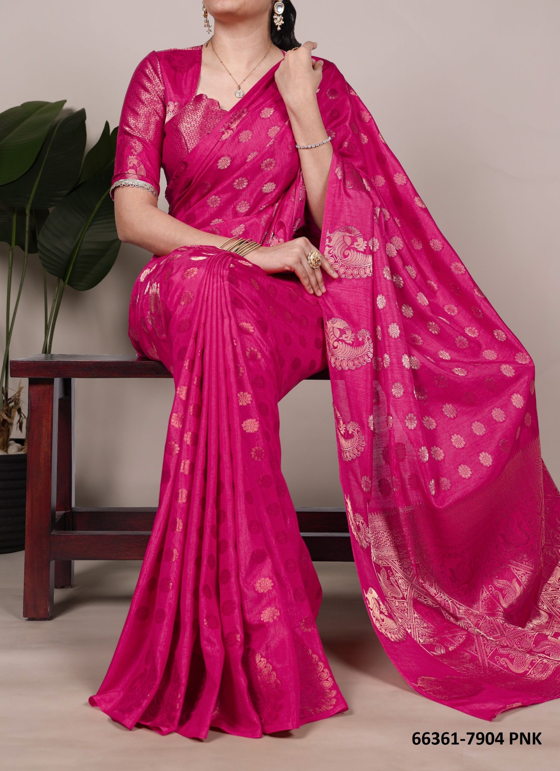 SARASWATI 7904 - Catalog # 66361 (Set of 4 Sarees) SARASWATI 7904 - Catalog # 66361 (Set of 4 Sarees)