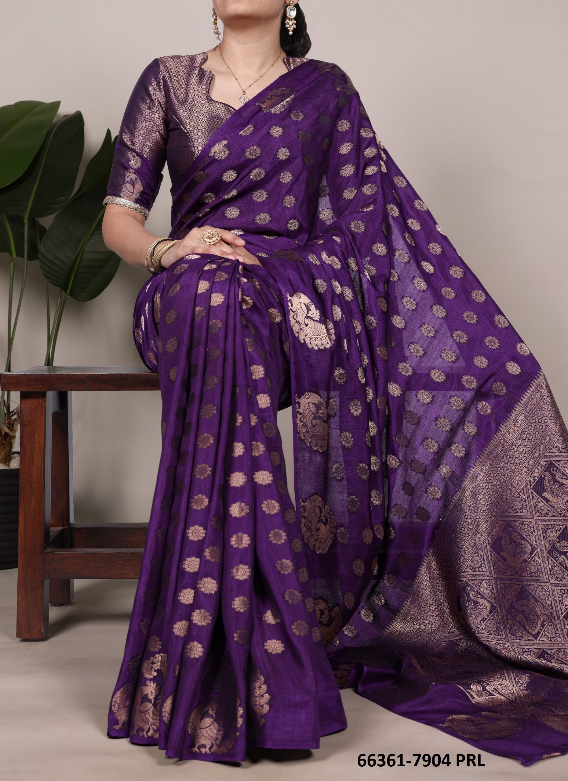SARASWATI 7904 - Catalog # 66361 (Set of 4 Sarees) SARASWATI 7904 - Catalog # 66361 (Set of 4 Sarees)