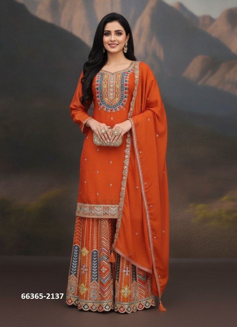 SERIES 2135 - Catalog # 66365 (Set of 3 Readymade Salwar Suits) SERIES 2135 - Catalog # 66365 (Set of 3 Readymade Salwar Suits)
