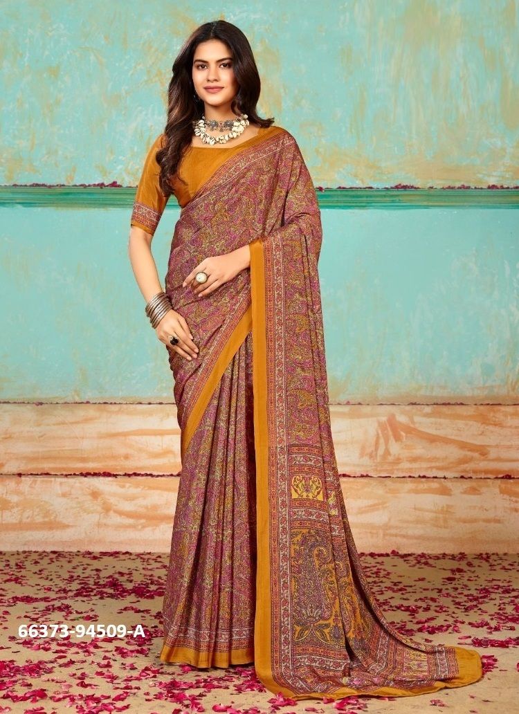 HERITAGE SILK 16 - Catalog # 66373 (Set of 6 Sarees) HERITAGE SILK 16 - Catalog # 66373 (Set of 6 Sarees)