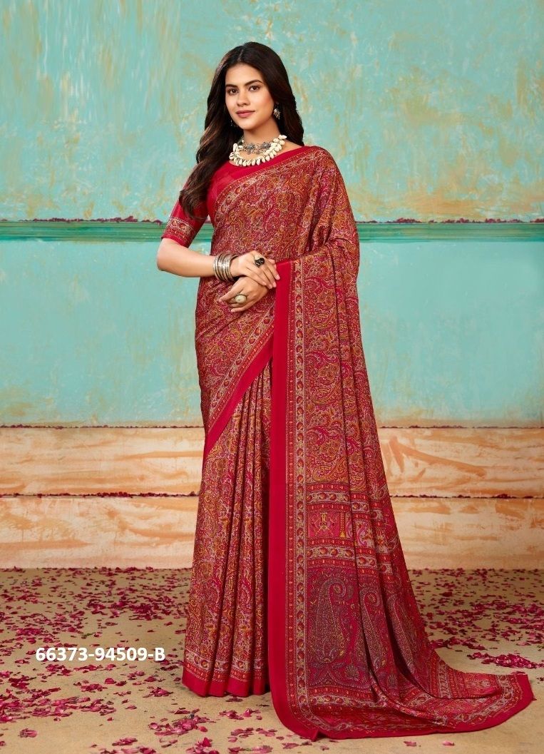 HERITAGE SILK 16 - Catalog # 66373 (Set of 6 Sarees) HERITAGE SILK 16 - Catalog # 66373 (Set of 6 Sarees)