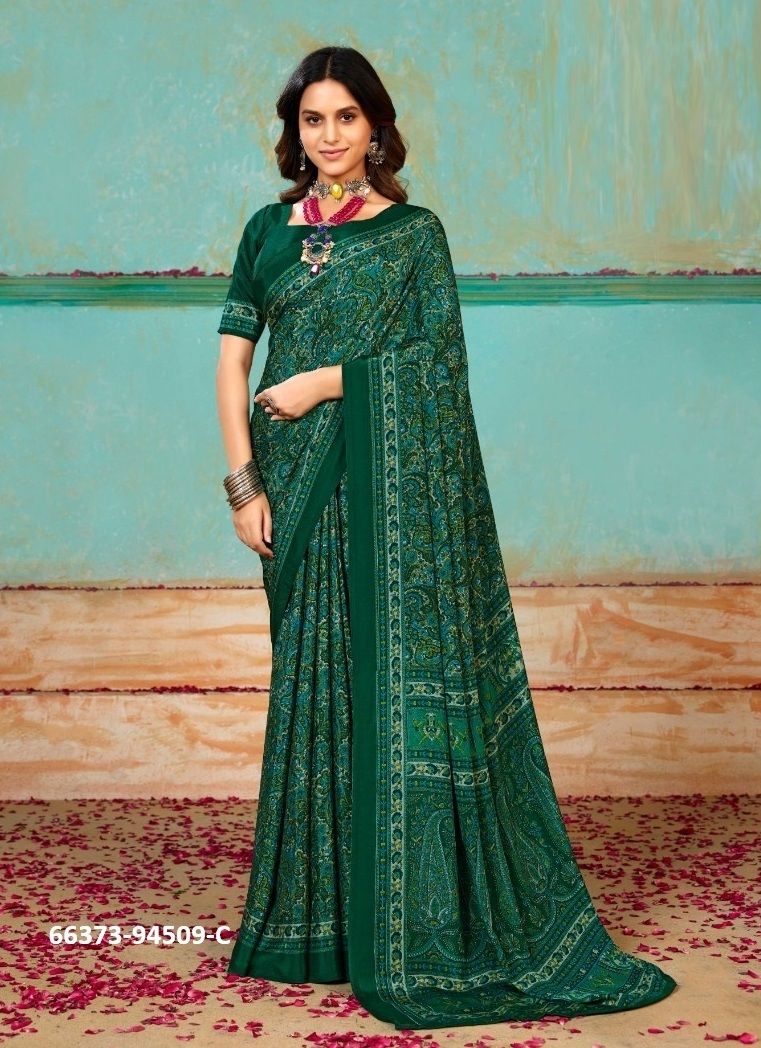 HERITAGE SILK 16 - Catalog # 66373 (Set of 6 Sarees) HERITAGE SILK 16 - Catalog # 66373 (Set of 6 Sarees)