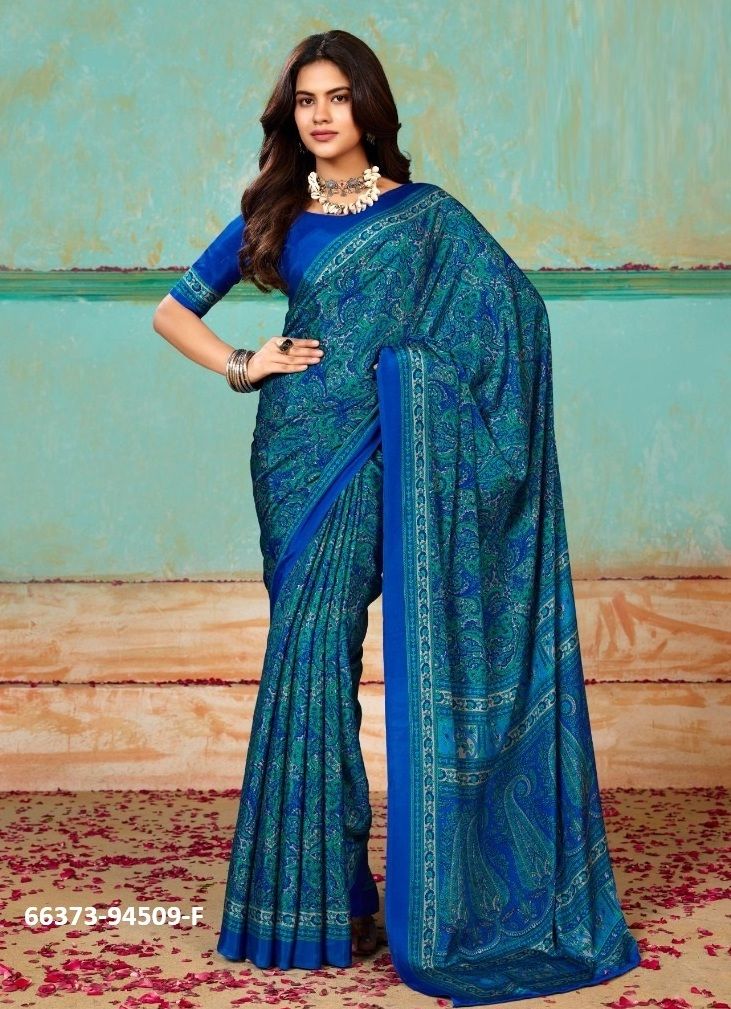 HERITAGE SILK 16 - Catalog # 66373 (Set of 6 Sarees) HERITAGE SILK 16 - Catalog # 66373 (Set of 6 Sarees)