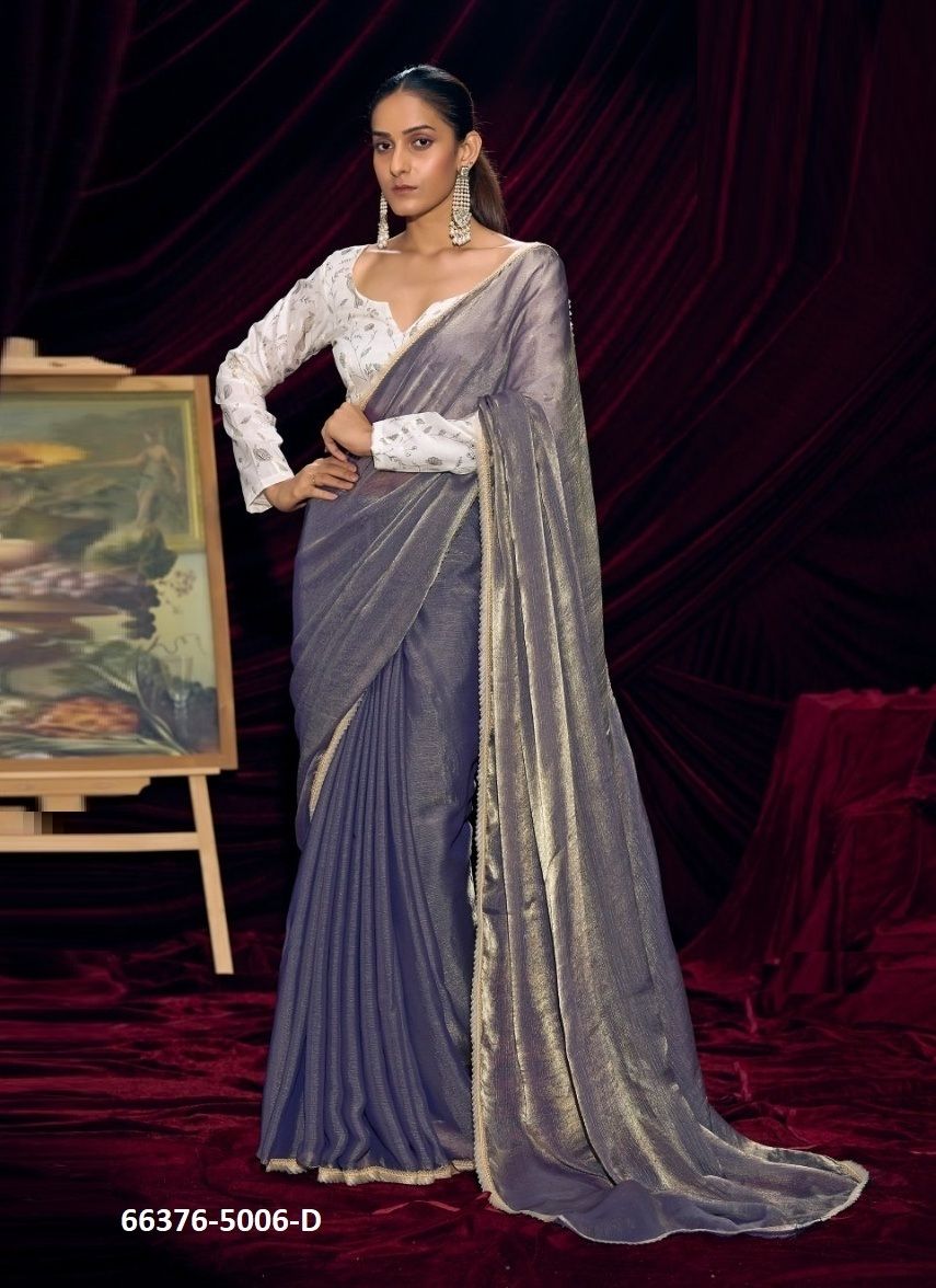 SERIES 5006 - Catalog # 66376 (Set of 5 Sarees) SERIES 5006 - Catalog # 66376 (Set of 5 Sarees)