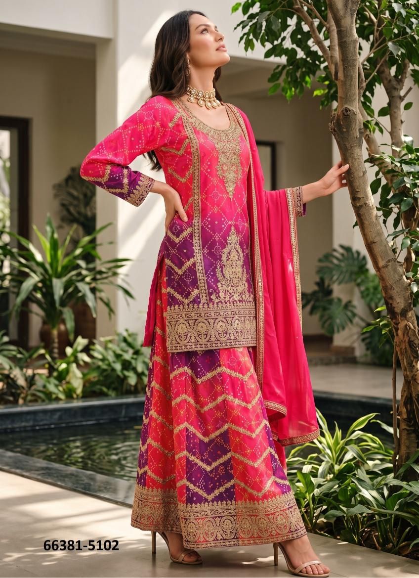 SAWARIYAA - Catalog # 66381 (Set of 4 Readymade Salwar Suits) SAWARIYAA - Catalog # 66381 (Set of 4 Readymade Salwar Suits)