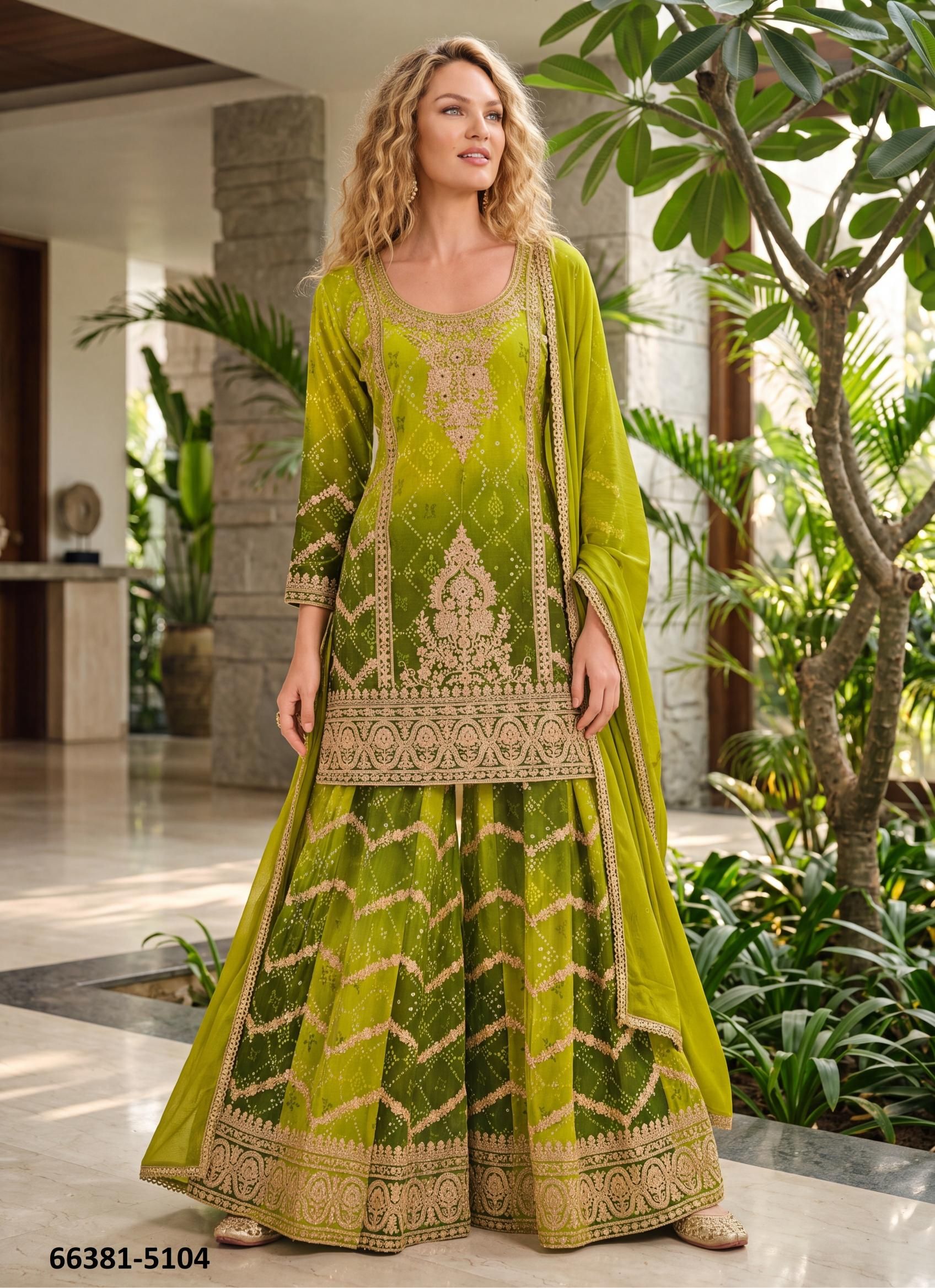SAWARIYAA - Catalog # 66381 (Set of 4 Readymade Salwar Suits) SAWARIYAA - Catalog # 66381 (Set of 4 Readymade Salwar Suits)