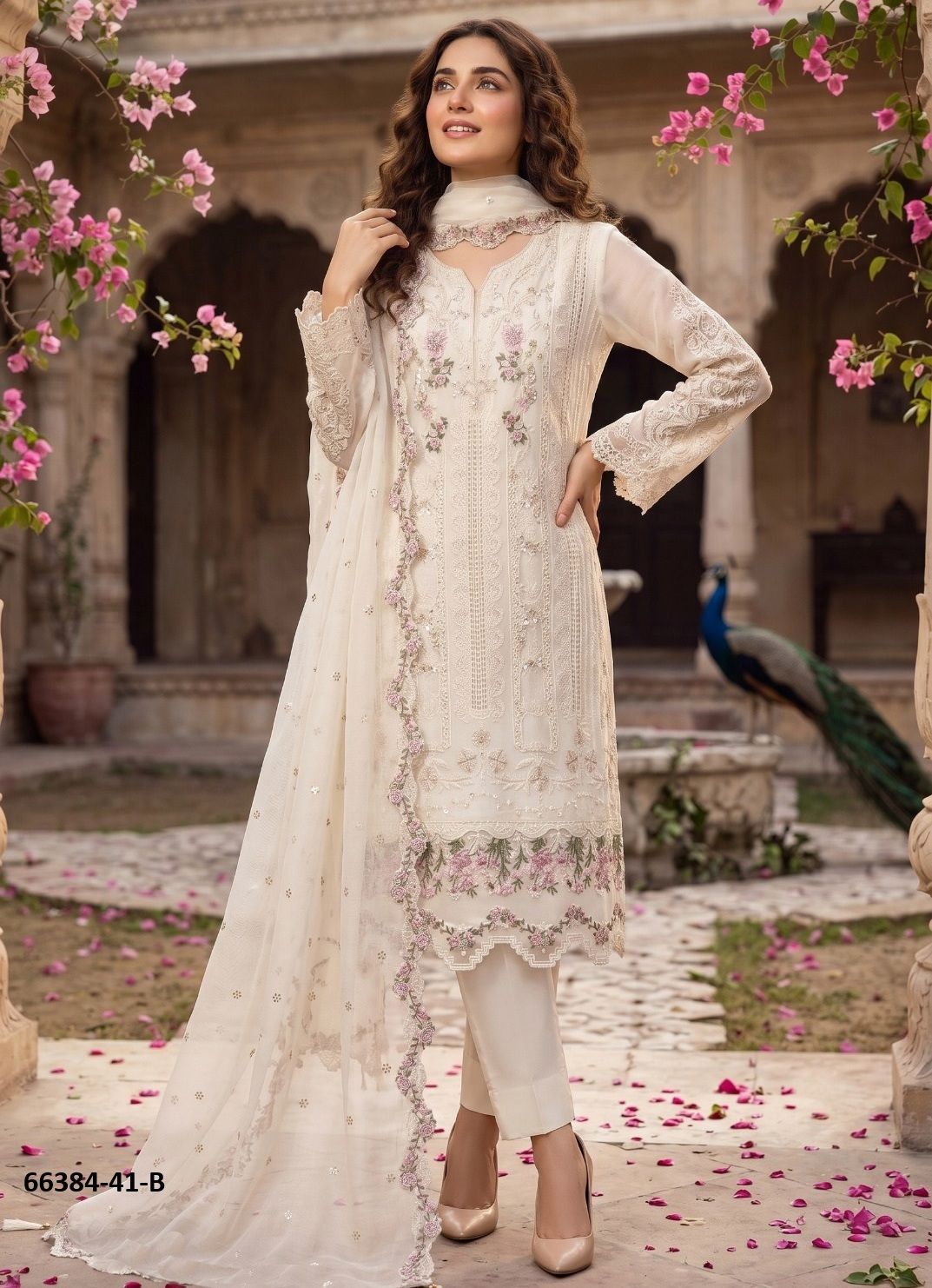 ZEENAT - Catalog # 66384 (Set of 2 Readymade Salwar Suits)