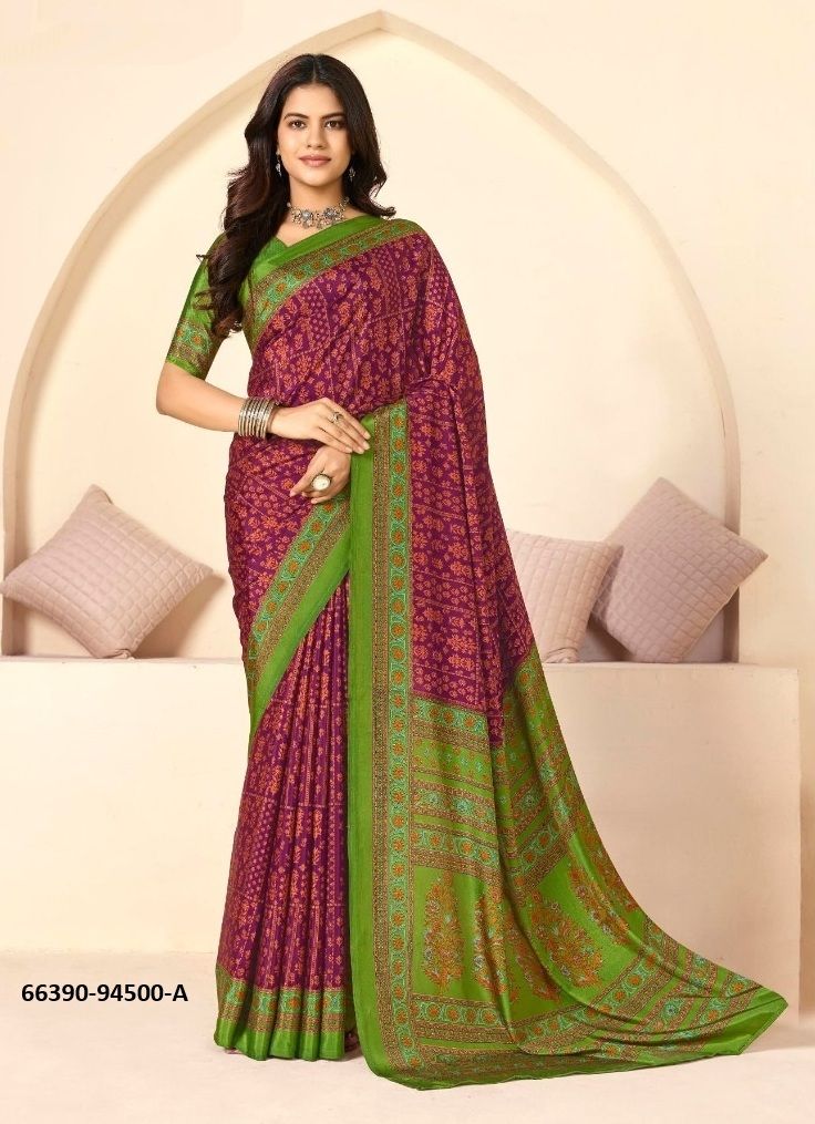 HERITAGE SILK 15 - Catalog # 66390 (Set of 6 Sarees) HERITAGE SILK 15 - Catalog # 66390 (Set of 6 Sarees)