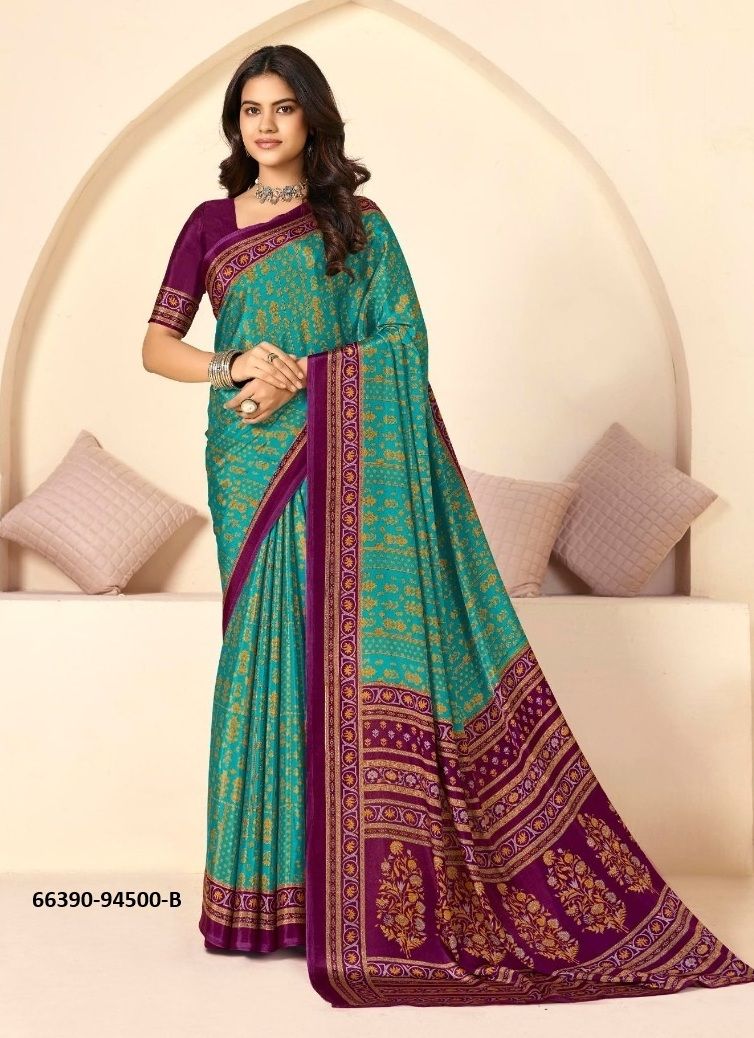 HERITAGE SILK 15 - Catalog # 66390 (Set of 6 Sarees) HERITAGE SILK 15 - Catalog # 66390 (Set of 6 Sarees)