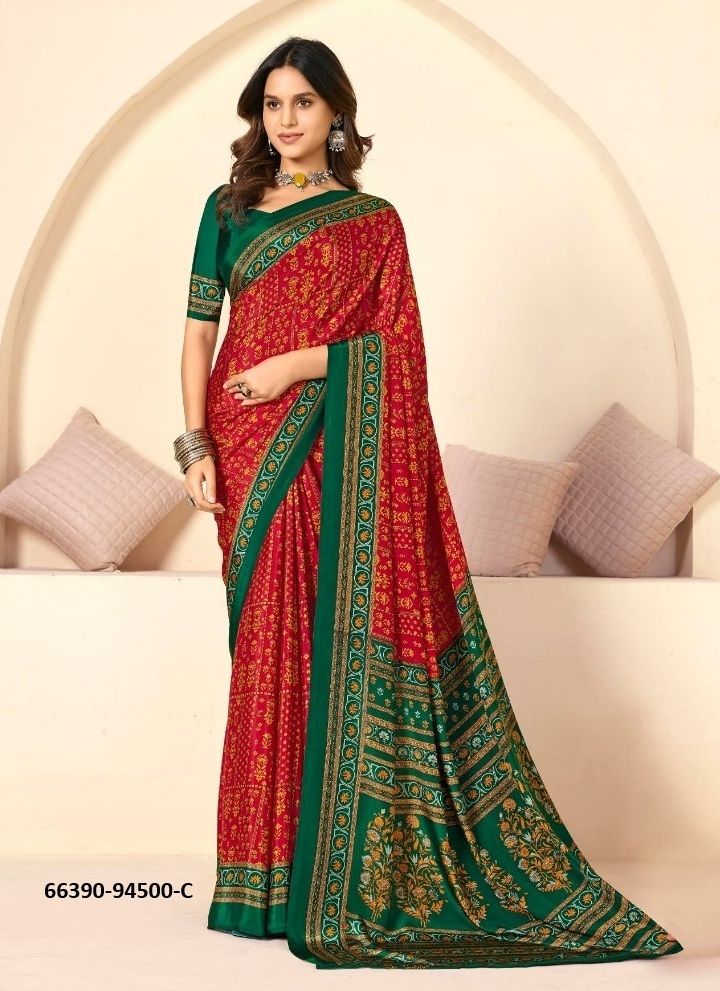 HERITAGE SILK 15 - Catalog # 66390 (Set of 6 Sarees) HERITAGE SILK 15 - Catalog # 66390 (Set of 6 Sarees)