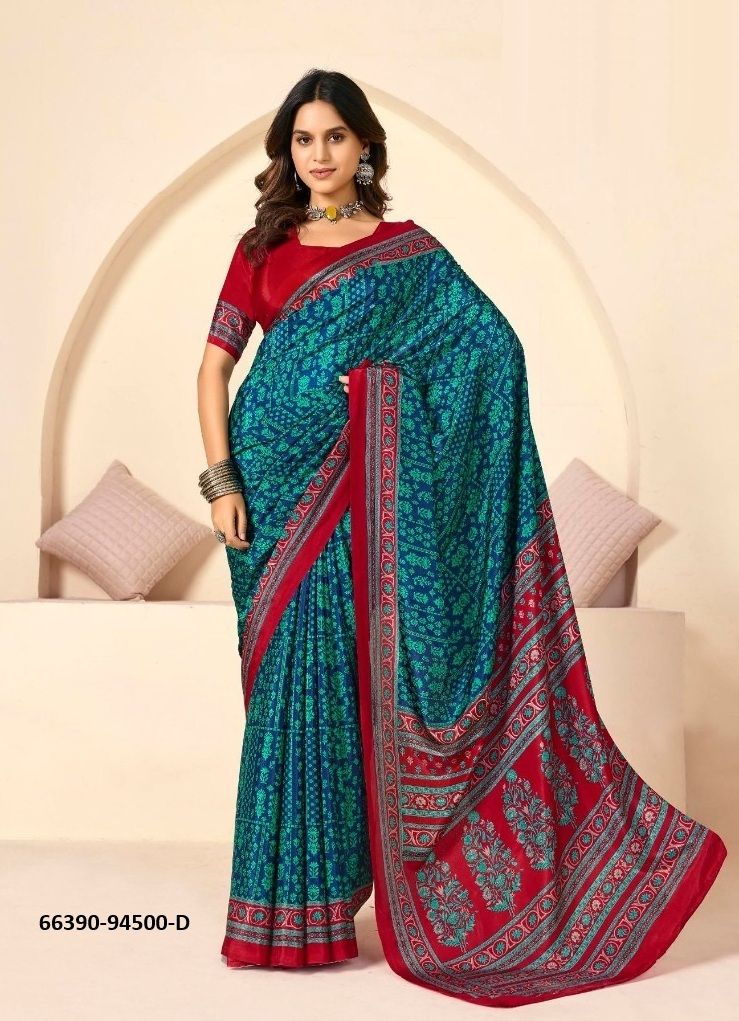 HERITAGE SILK 15 - Catalog # 66390 (Set of 6 Sarees) HERITAGE SILK 15 - Catalog # 66390 (Set of 6 Sarees)